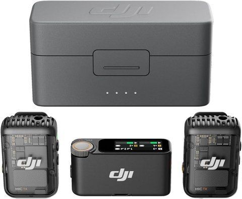 Мікрофонна радіосистема для камери, для смартфона DJI Mic 2 2TX + 1RX (CP.RN.00000325.01) BRO-CA-MIC2-2TX1RX фото