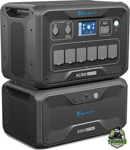 Комплект зарядної станції BLUETTI AC300 + battery module B300K BRO-BLT-AC300-B300K фото