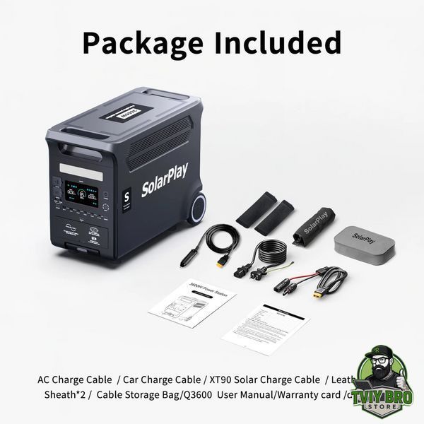 Зарядна станція SolarPlay Q3600  BRO-PS-SOLARPLAY-Q3600 фото