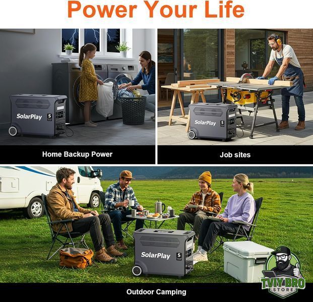 Зарядна станція SolarPlay Q3600  BRO-PS-SOLARPLAY-Q3600 фото